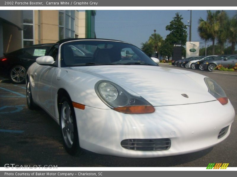 Carrara White / Graphite Grey 2002 Porsche Boxster