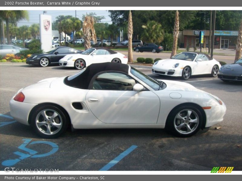 Carrara White / Graphite Grey 2002 Porsche Boxster
