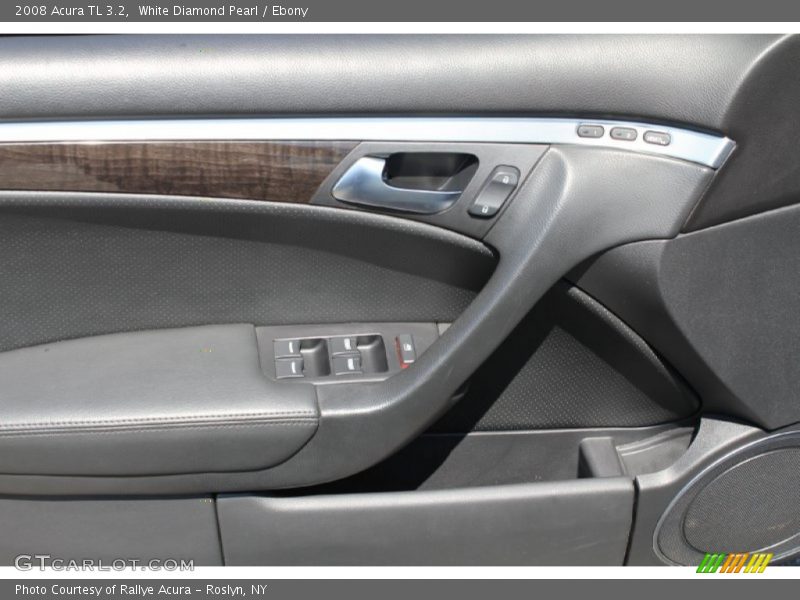 White Diamond Pearl / Ebony 2008 Acura TL 3.2