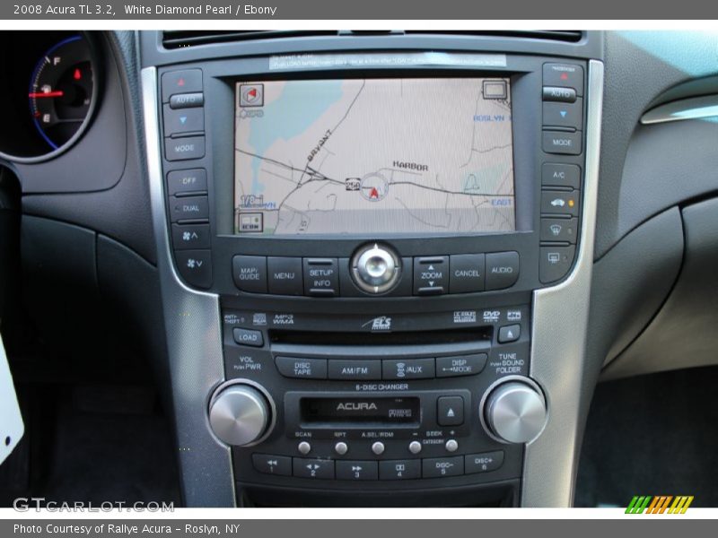 White Diamond Pearl / Ebony 2008 Acura TL 3.2