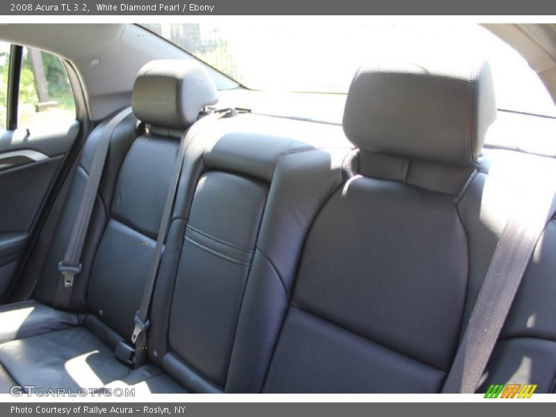 White Diamond Pearl / Ebony 2008 Acura TL 3.2