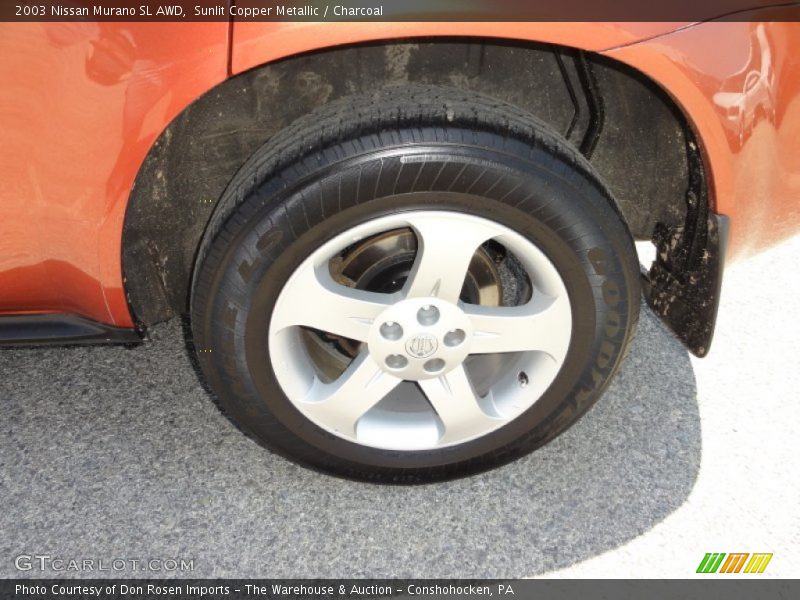 Sunlit Copper Metallic / Charcoal 2003 Nissan Murano SL AWD