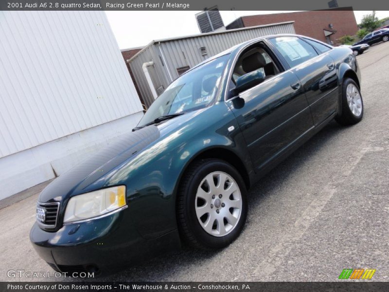 Racing Green Pearl / Melange 2001 Audi A6 2.8 quattro Sedan