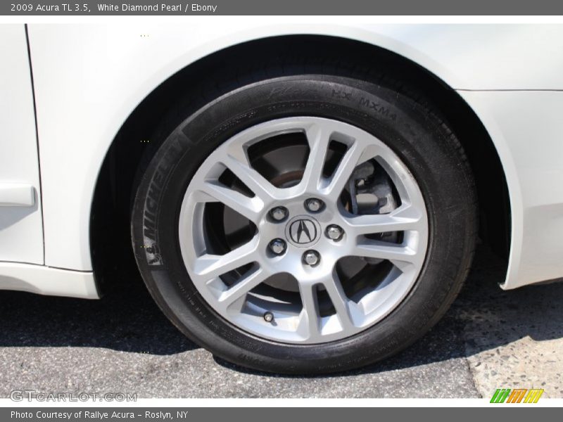 White Diamond Pearl / Ebony 2009 Acura TL 3.5