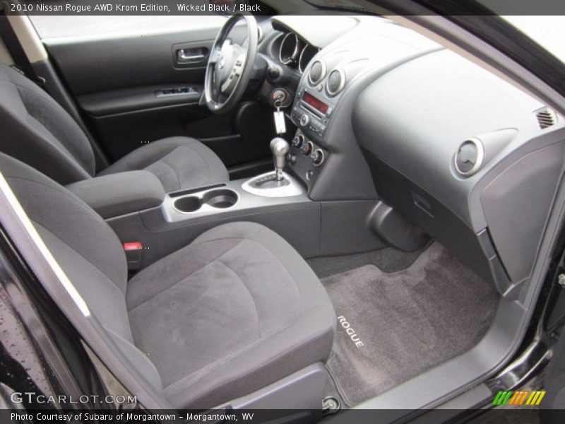Wicked Black / Black 2010 Nissan Rogue AWD Krom Edition