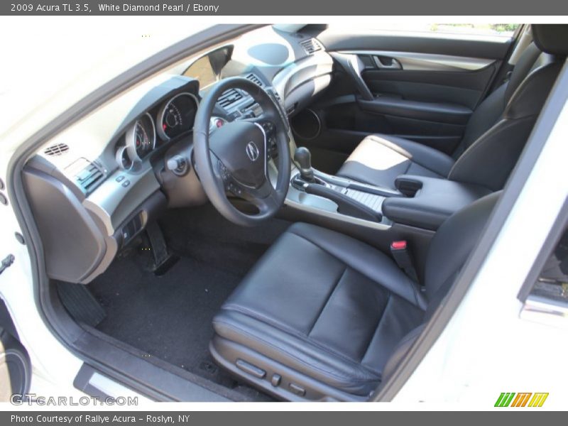 White Diamond Pearl / Ebony 2009 Acura TL 3.5