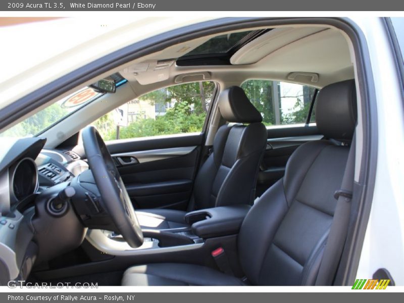 White Diamond Pearl / Ebony 2009 Acura TL 3.5