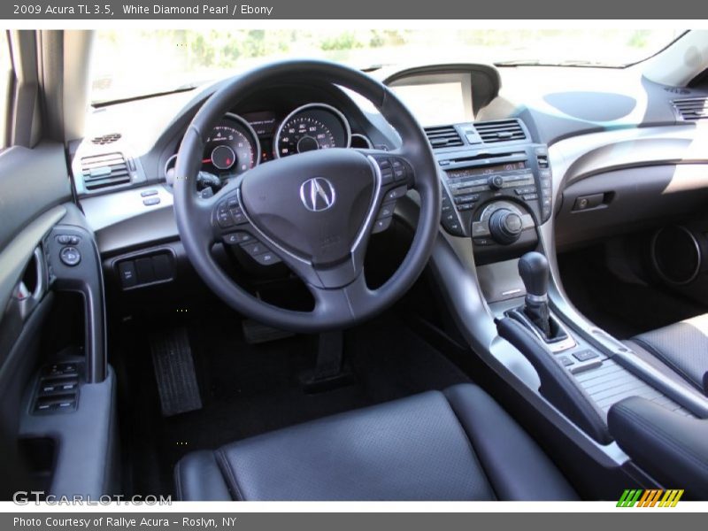 White Diamond Pearl / Ebony 2009 Acura TL 3.5