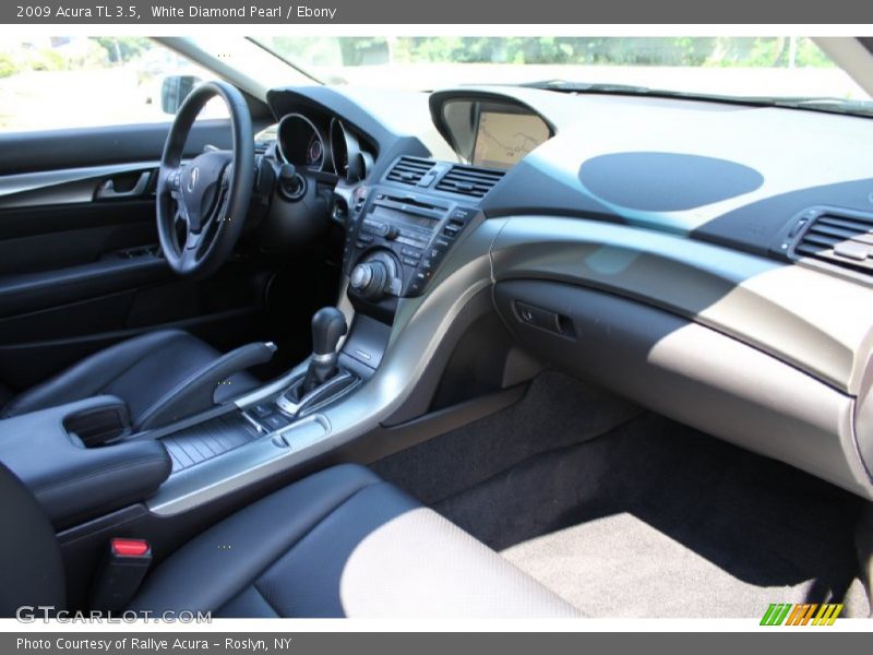 White Diamond Pearl / Ebony 2009 Acura TL 3.5