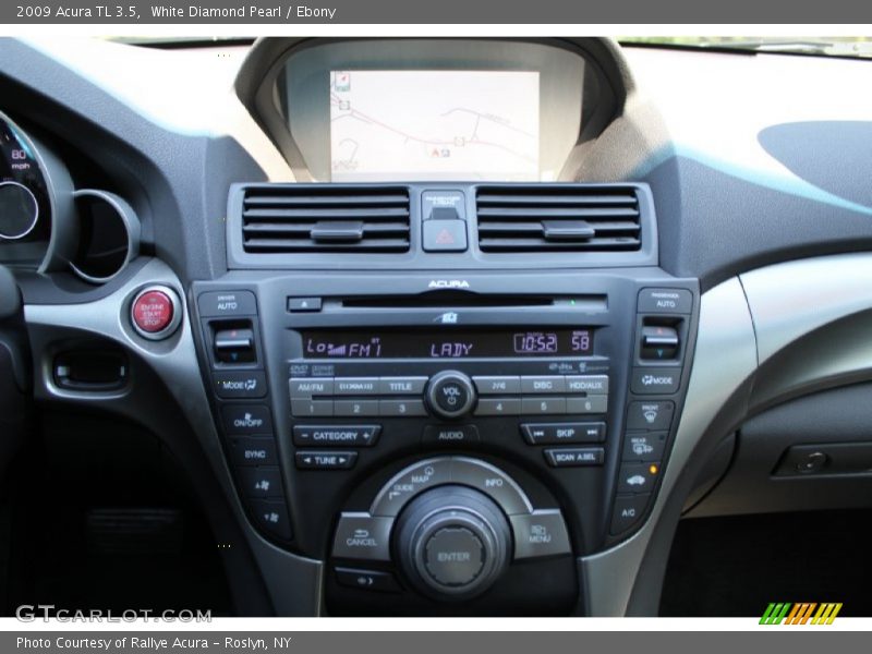 White Diamond Pearl / Ebony 2009 Acura TL 3.5