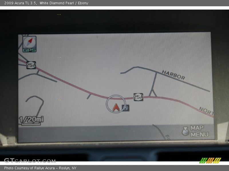 White Diamond Pearl / Ebony 2009 Acura TL 3.5