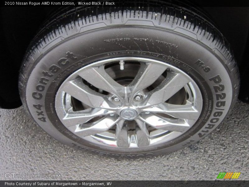 Wicked Black / Black 2010 Nissan Rogue AWD Krom Edition
