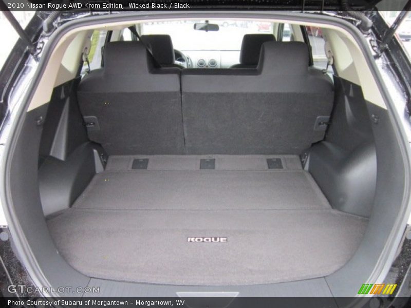 Wicked Black / Black 2010 Nissan Rogue AWD Krom Edition