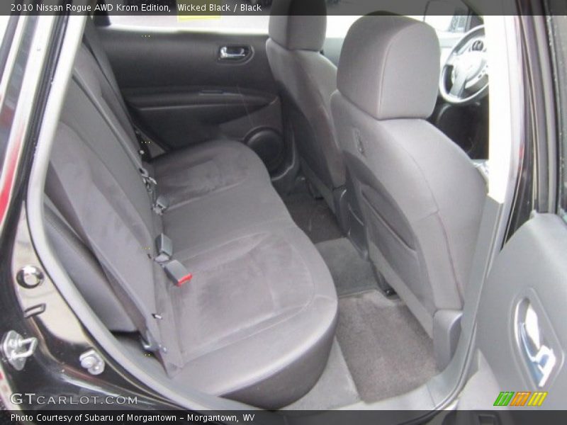 Wicked Black / Black 2010 Nissan Rogue AWD Krom Edition
