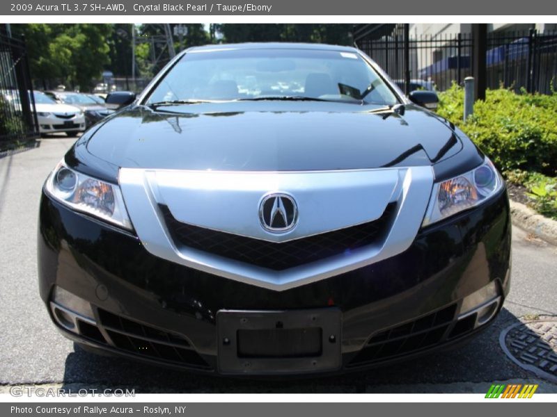 Crystal Black Pearl / Taupe/Ebony 2009 Acura TL 3.7 SH-AWD