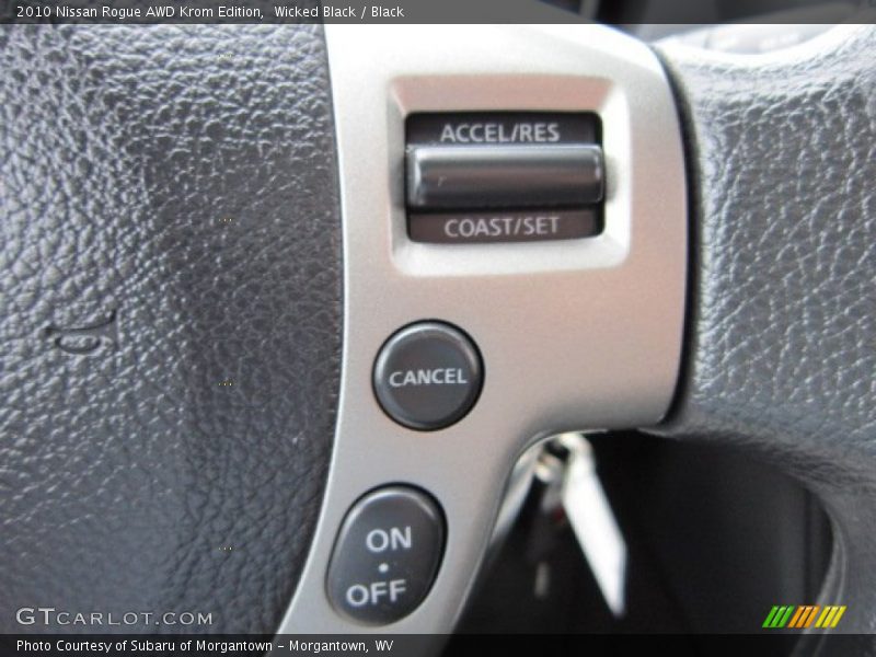 Wicked Black / Black 2010 Nissan Rogue AWD Krom Edition
