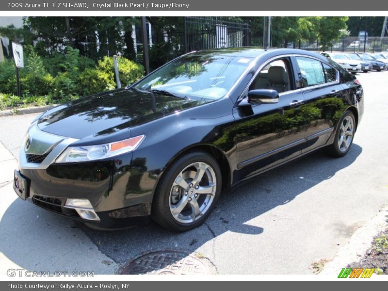 Crystal Black Pearl / Taupe/Ebony 2009 Acura TL 3.7 SH-AWD
