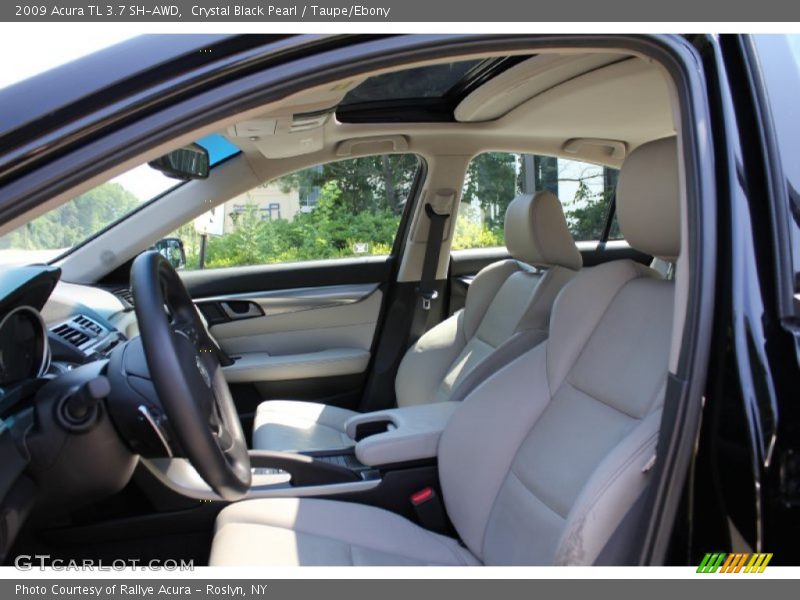 Crystal Black Pearl / Taupe/Ebony 2009 Acura TL 3.7 SH-AWD