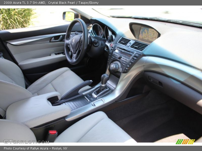Crystal Black Pearl / Taupe/Ebony 2009 Acura TL 3.7 SH-AWD