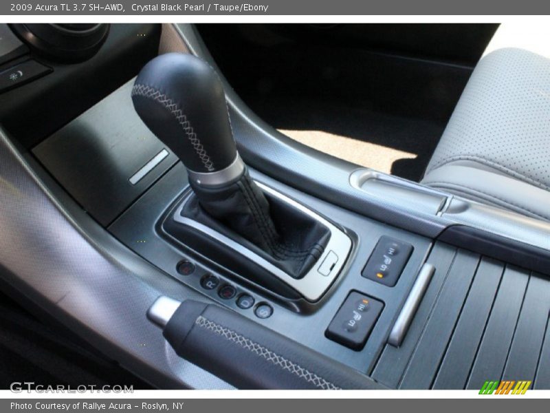 Crystal Black Pearl / Taupe/Ebony 2009 Acura TL 3.7 SH-AWD
