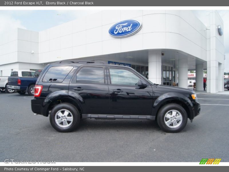 Ebony Black / Charcoal Black 2012 Ford Escape XLT