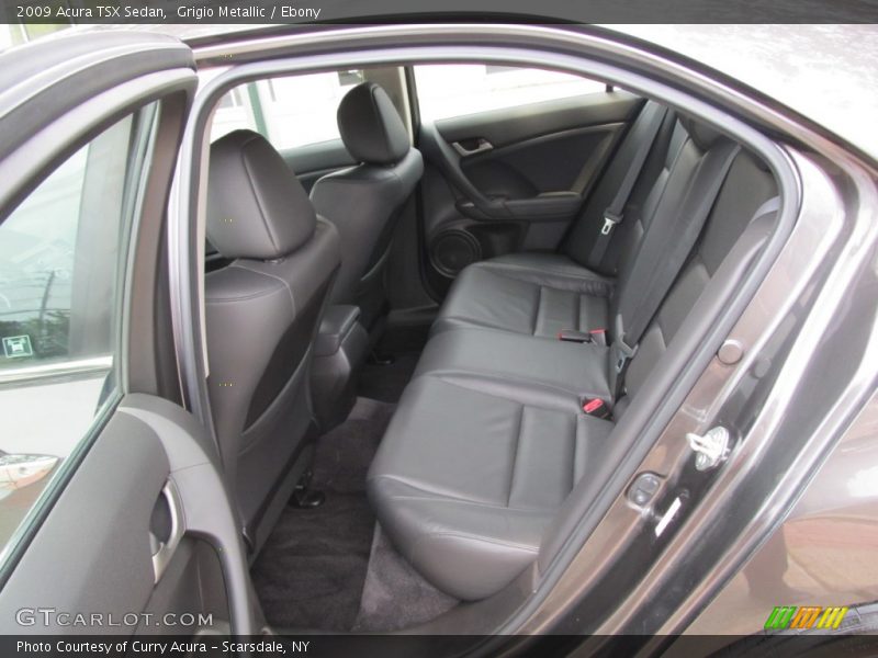 Grigio Metallic / Ebony 2009 Acura TSX Sedan