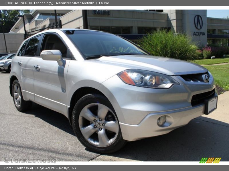 Alabaster Silver Metallic / Taupe 2008 Acura RDX Technology