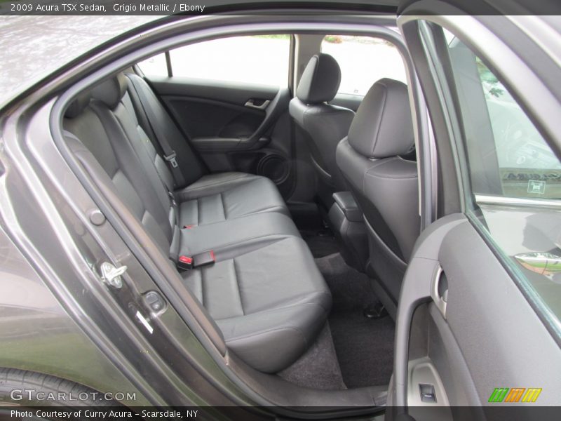Grigio Metallic / Ebony 2009 Acura TSX Sedan