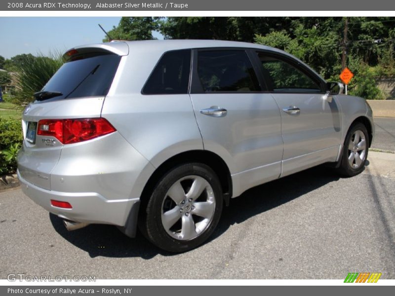 Alabaster Silver Metallic / Taupe 2008 Acura RDX Technology