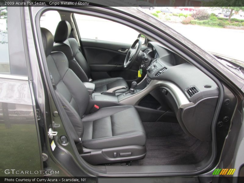 Grigio Metallic / Ebony 2009 Acura TSX Sedan