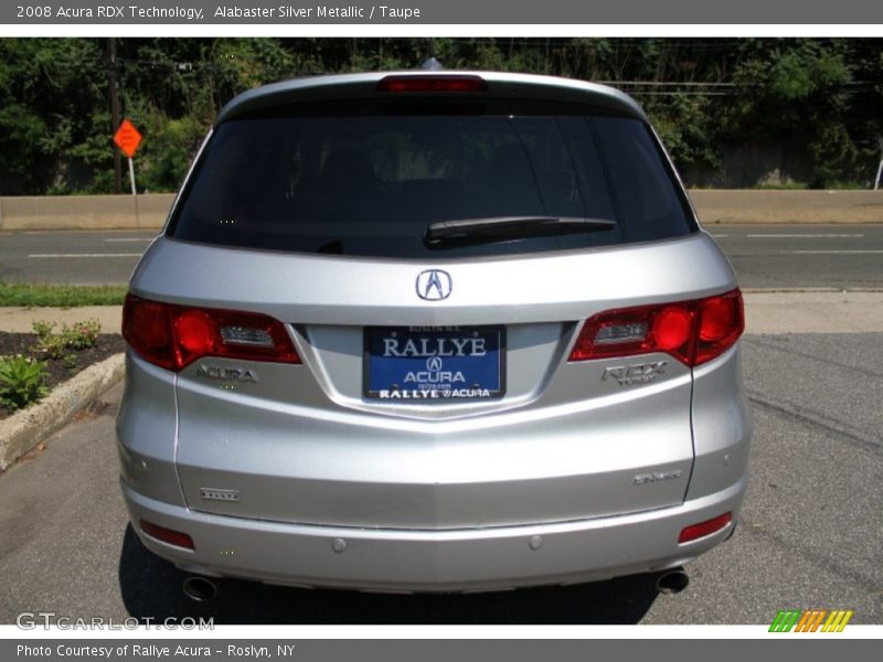 Alabaster Silver Metallic / Taupe 2008 Acura RDX Technology