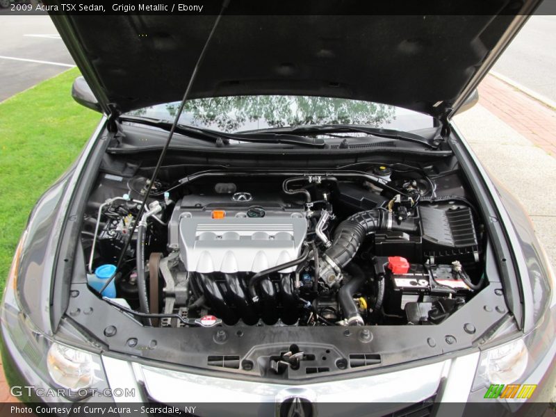 Grigio Metallic / Ebony 2009 Acura TSX Sedan