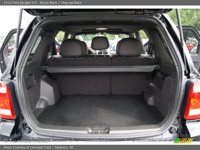 Ebony Black / Charcoal Black 2012 Ford Escape XLT