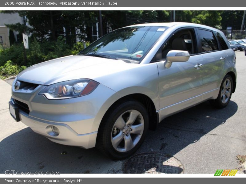 Alabaster Silver Metallic / Taupe 2008 Acura RDX Technology