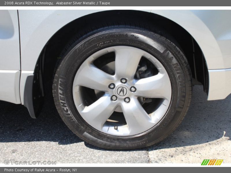 Alabaster Silver Metallic / Taupe 2008 Acura RDX Technology