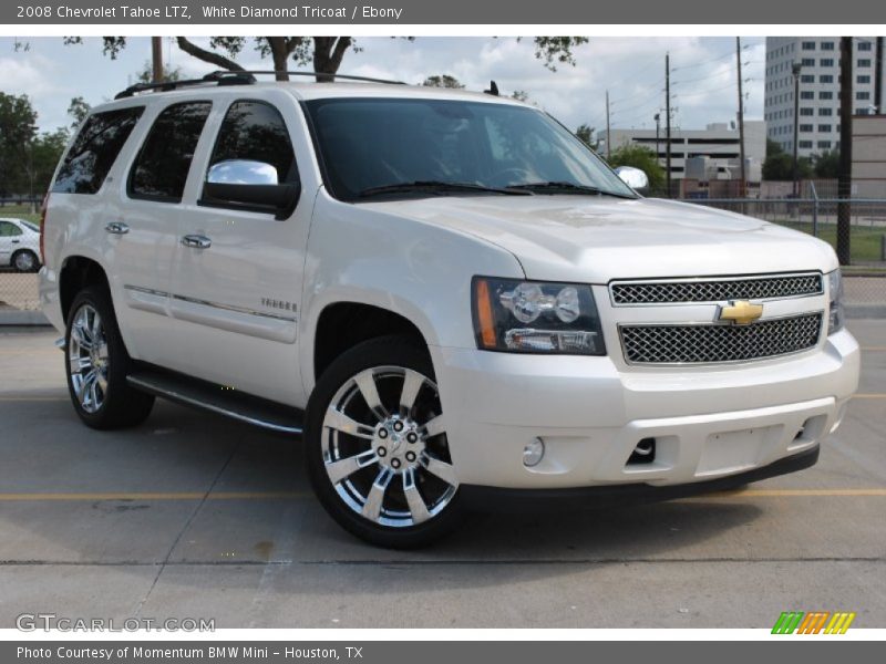White Diamond Tricoat / Ebony 2008 Chevrolet Tahoe LTZ