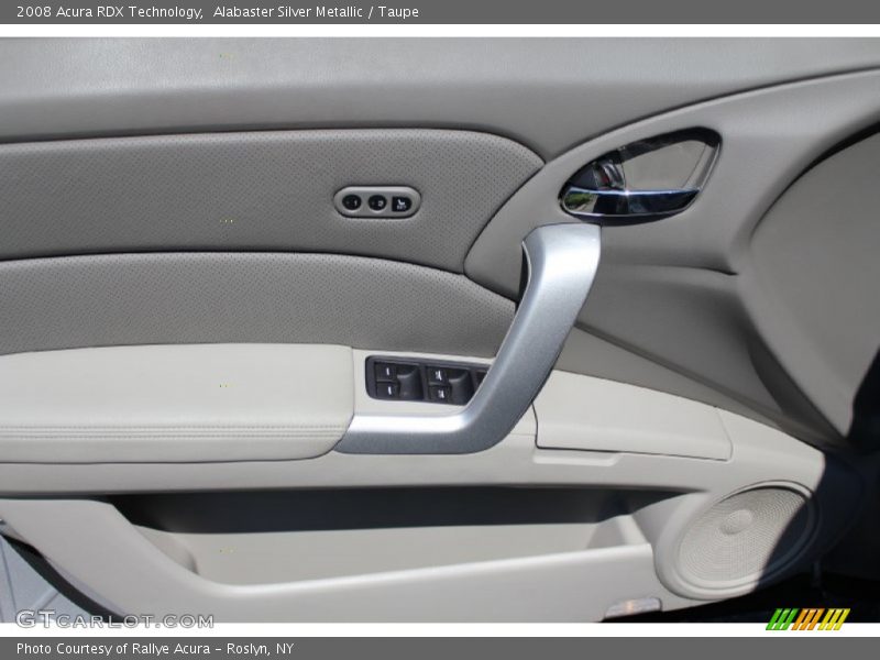 Alabaster Silver Metallic / Taupe 2008 Acura RDX Technology