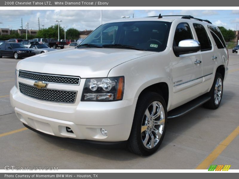 White Diamond Tricoat / Ebony 2008 Chevrolet Tahoe LTZ