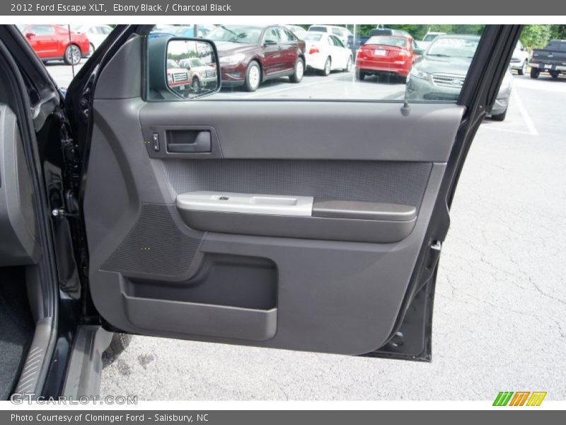 Ebony Black / Charcoal Black 2012 Ford Escape XLT