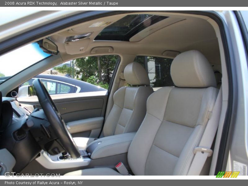 Alabaster Silver Metallic / Taupe 2008 Acura RDX Technology