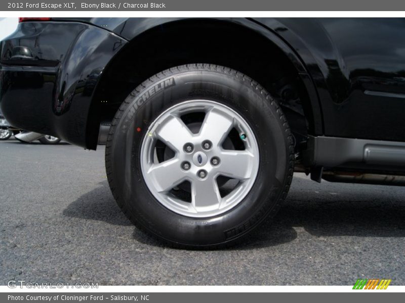 Ebony Black / Charcoal Black 2012 Ford Escape XLT