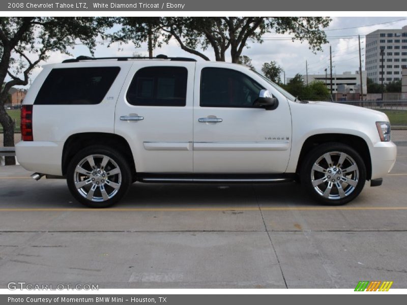 White Diamond Tricoat / Ebony 2008 Chevrolet Tahoe LTZ