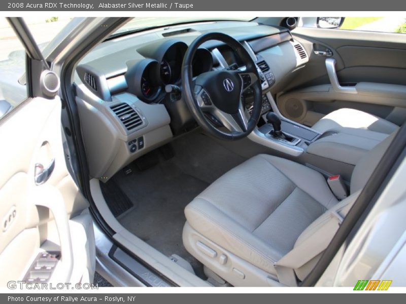 Alabaster Silver Metallic / Taupe 2008 Acura RDX Technology