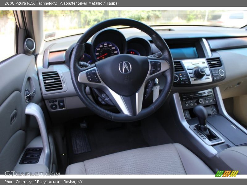 Alabaster Silver Metallic / Taupe 2008 Acura RDX Technology