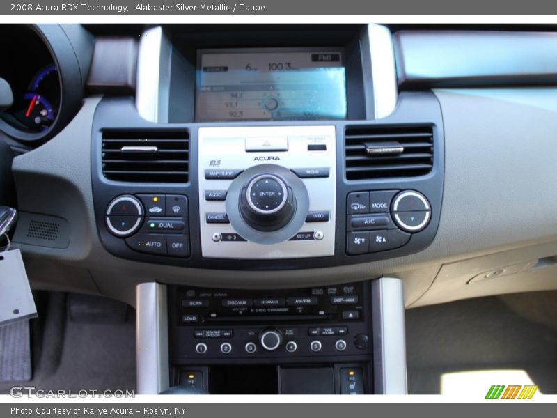 Alabaster Silver Metallic / Taupe 2008 Acura RDX Technology