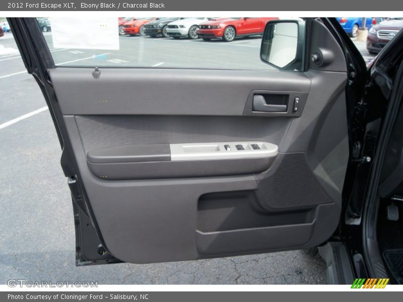 Ebony Black / Charcoal Black 2012 Ford Escape XLT