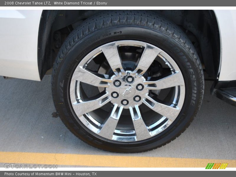 White Diamond Tricoat / Ebony 2008 Chevrolet Tahoe LTZ