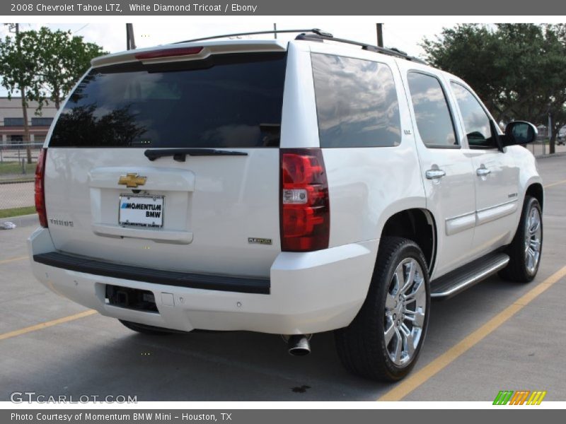 White Diamond Tricoat / Ebony 2008 Chevrolet Tahoe LTZ