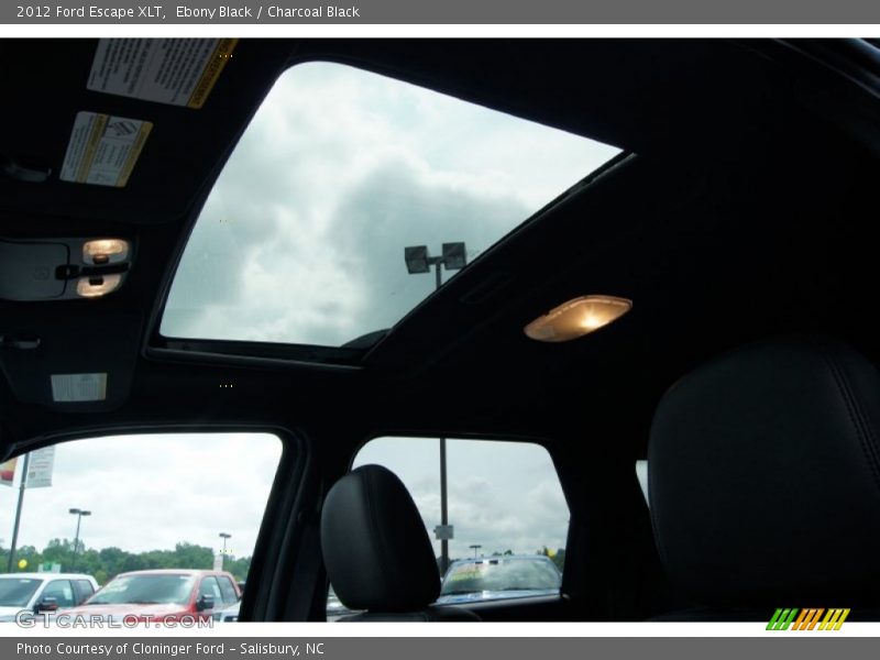 Ebony Black / Charcoal Black 2012 Ford Escape XLT