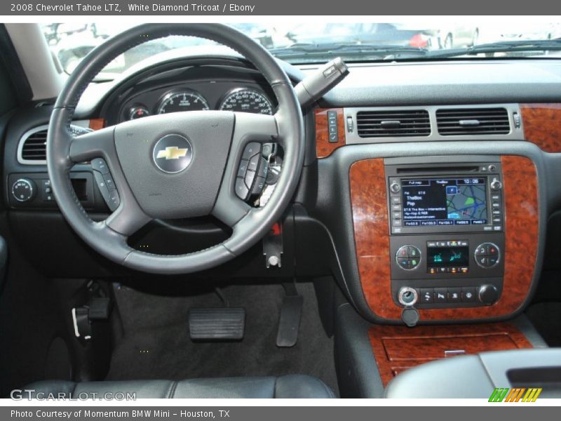 White Diamond Tricoat / Ebony 2008 Chevrolet Tahoe LTZ